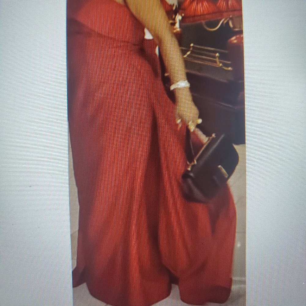 Taffeta Mermaid Evening Dress w/ Overskirt Strapless Long mermaid Dubai Gown - Picture 6 of 11